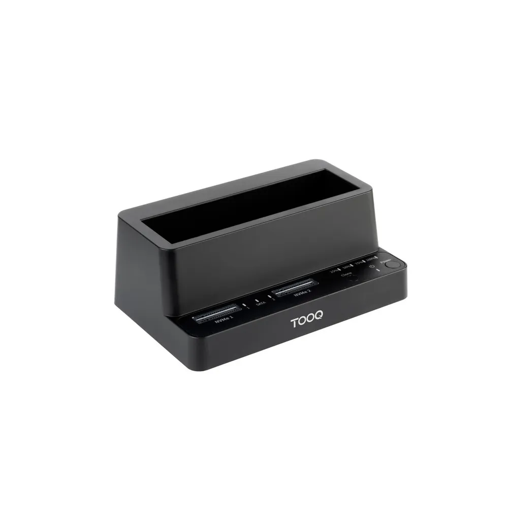 Dock Tooq para 2xSSD M.2 NVMe+1xSATA 2,5"/3,5" USB 3.2 Clone