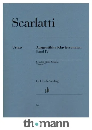 Henle Verlag Scarlatti Klaviersonaten IV