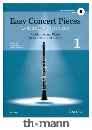 Schott Easy Concert Pieces Clarinet 1