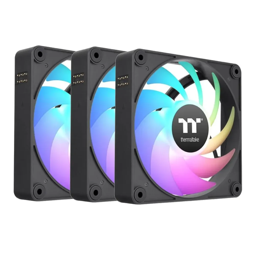 Ventoinha ThermalTake CT120 EX ARGB Preto 3 Unidades
