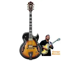 Ibanez LGB30 George Benson Signature Vintage Yellow Sunburst