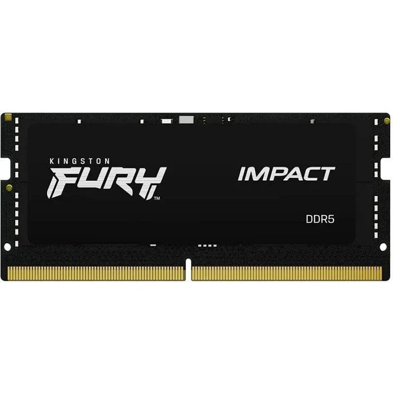Memória RAM Kingston FURY Impact 8GB 1x8GB DDR5 4800MHz CL38 Intel XMP Preto