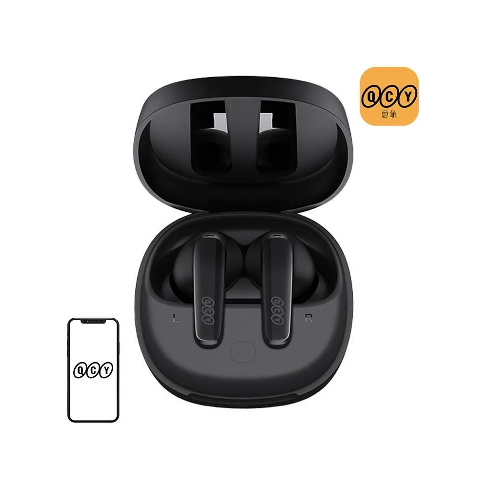 Auriculares Bluetooth T13x (Preto) - QCY