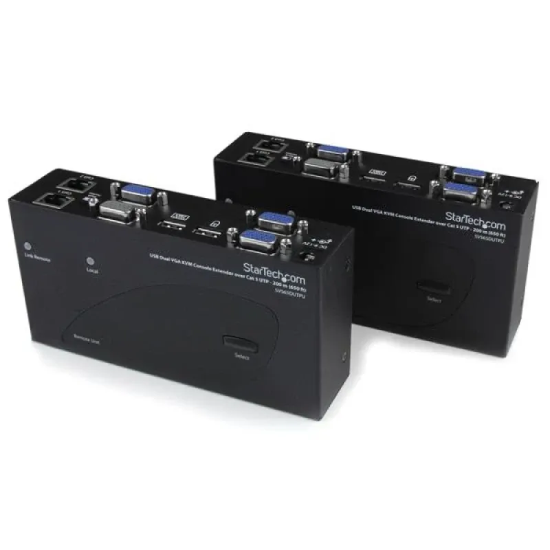 EXTENSOR DE CONSOLA KVM POR CAT 5 E