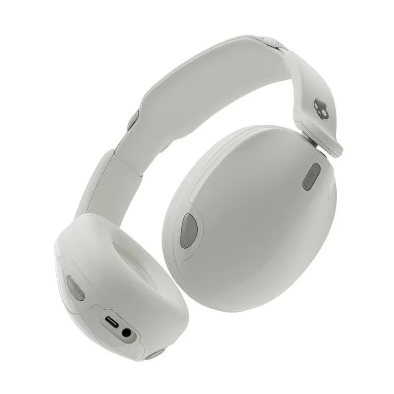 Auriculares Skullcandy Hesh 540 ANC sem fios e com fio Bluetooth, Cancelamento de Ruído, Microfone, Branco