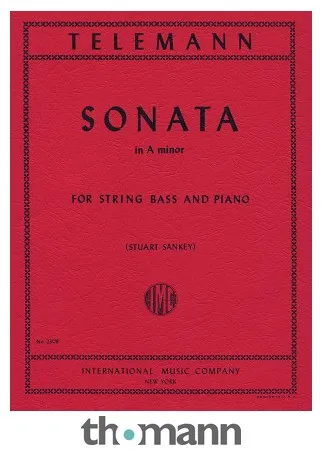 International Music Company Telemann Sonata in E minor