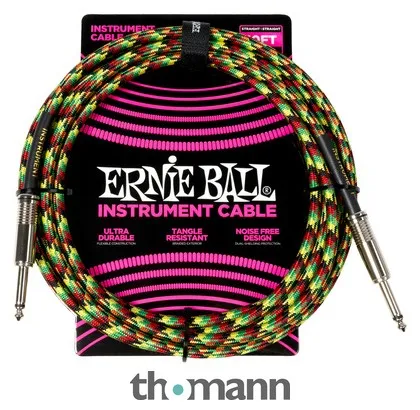 Ernie Ball Instr.Cable Braided 10ft 6480