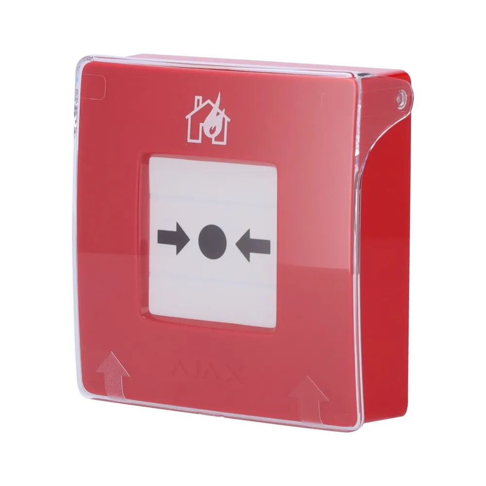 Botão de alarme Ajax ManualCallpoint Jeweller Vermelho
