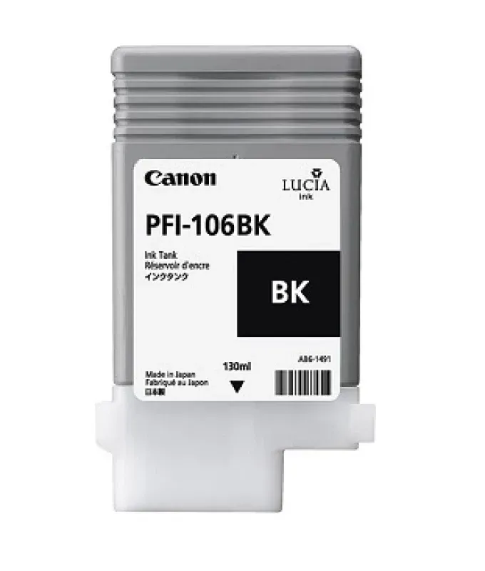 Tinteiro PFI-106 de 130 ml BK (black)