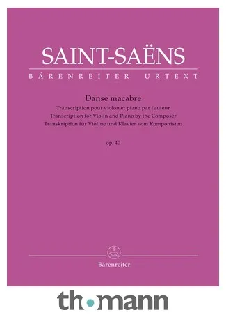 Bärenreiter Saint-Saëns Danse macabre Viol