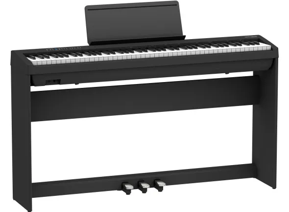 Roland FP-30X-BK PRETO + MÓVEL KSC-70-BK + BARRA 3 PEDAIS KPD-70-BK