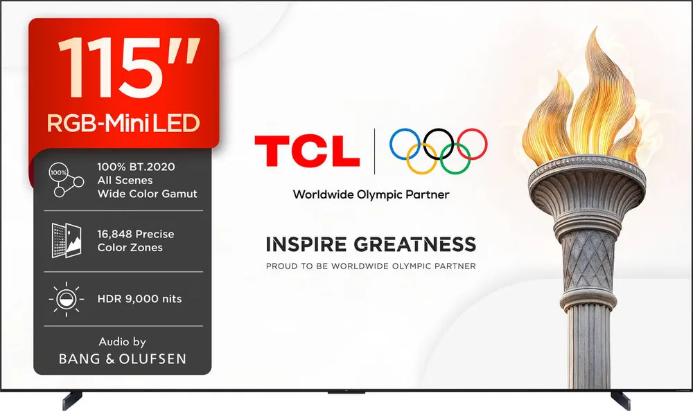 TV TCL 115RM9L (RGB-MINILED - 115'' - 292 cm - 4K Ultra HD - Smart TV)