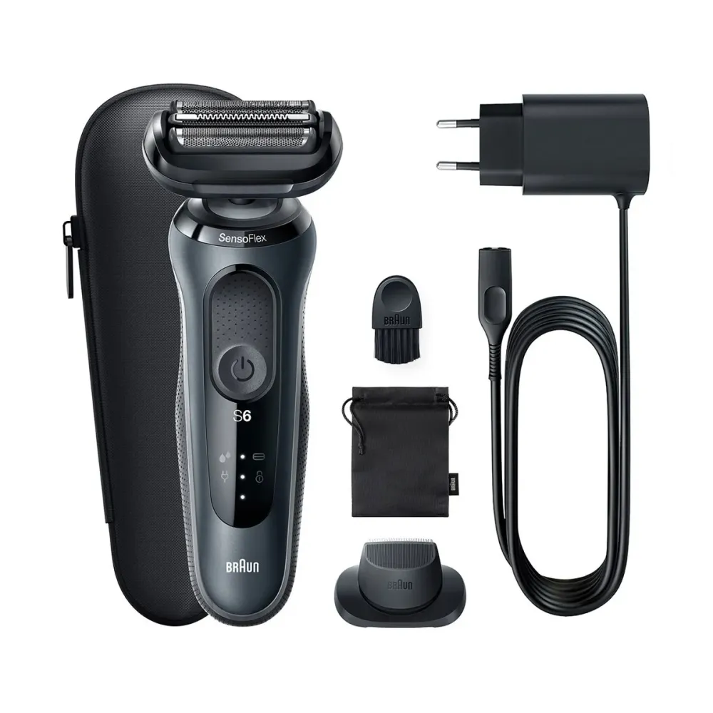 Máquina de Barbear Braun Serie 6 N1200 S Preta