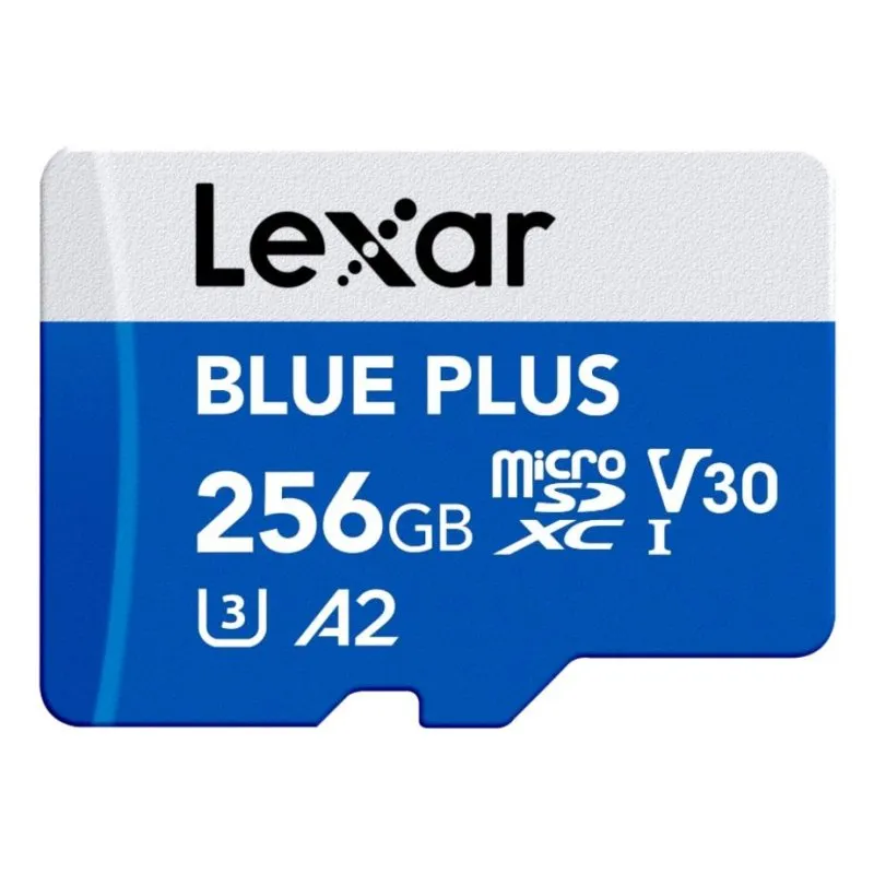 Cartão MicroSD Lexar Blue Plus 256 GB UHS-I 170 MB/s Classe 3 V30 A2