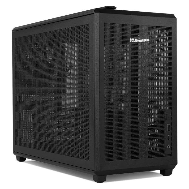 Caixa de Computador Caixa Mini Tower M-ATX Nox HUMMER REFRESH Mesh Preta