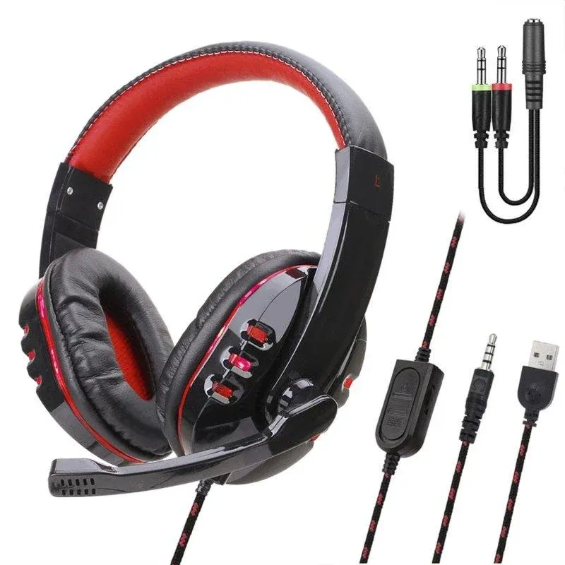 Auriculares Dam Electronics SY733MV com fio Minijack Gaming Microfone Controlo Volume Preto