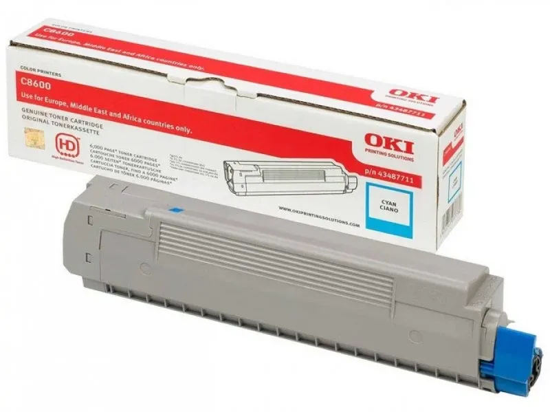Toner C8600/C8800 Cyan 6k - válido até final das unid. pré estabelecidas