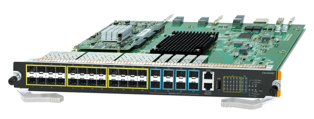 PLANET 24-Port 1000X SFP + 8-Port módulo de comutação de CS6-M24S8X