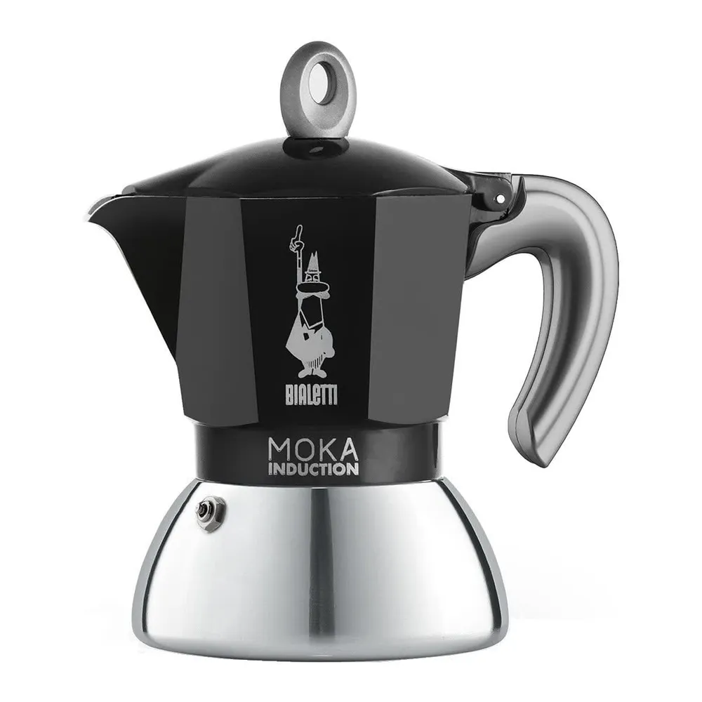Cafeteira Italiana New Moka Indução 1,4L (Preto) - BIALETTI
