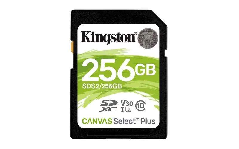 Cartão de memoria 256GB SDXC Canvas Select Plus 100R C10 UHS-I U3 V30