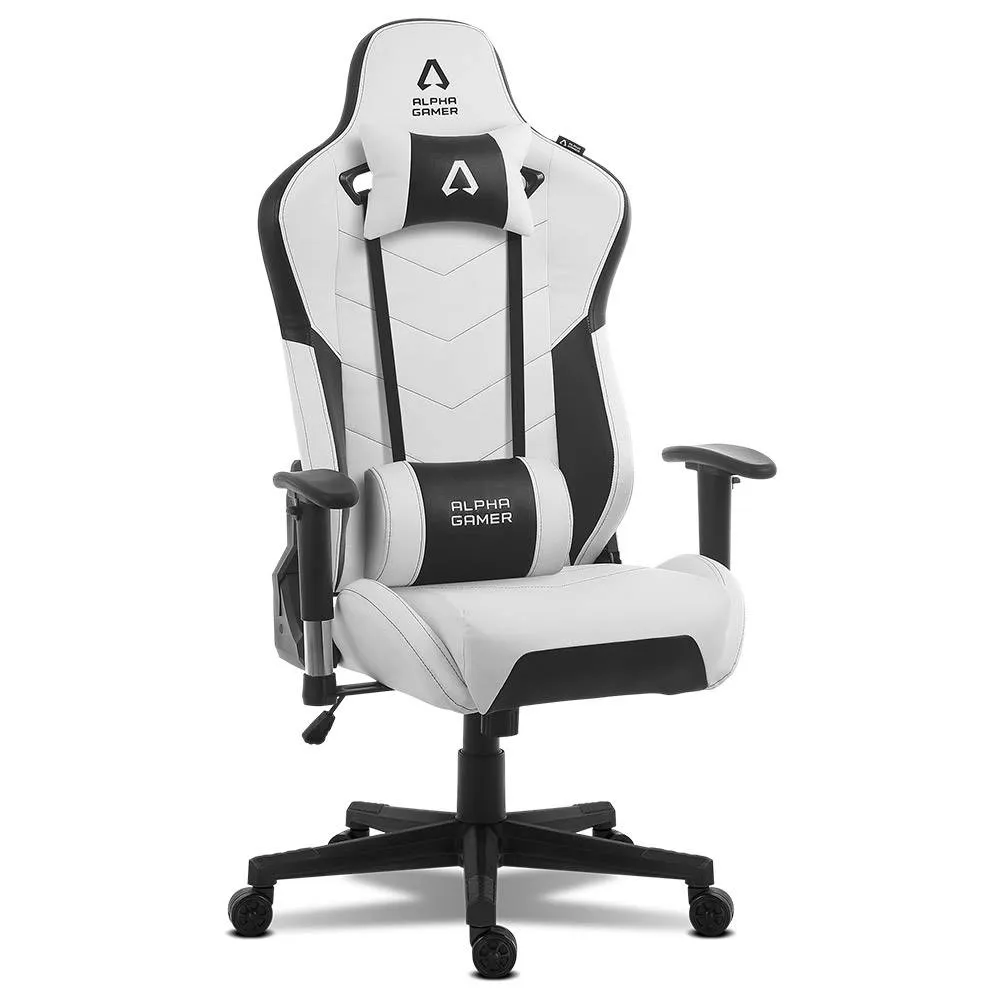 Cadeira Gaming Alpha Gamer Zeta Branca/Preta