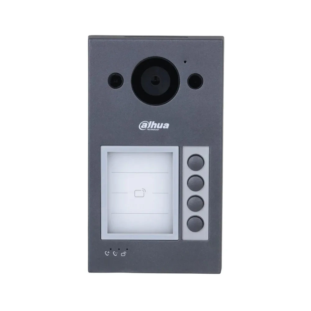 Intercomunicador Dahua 2MP Cinzento - VTO3312Q-P