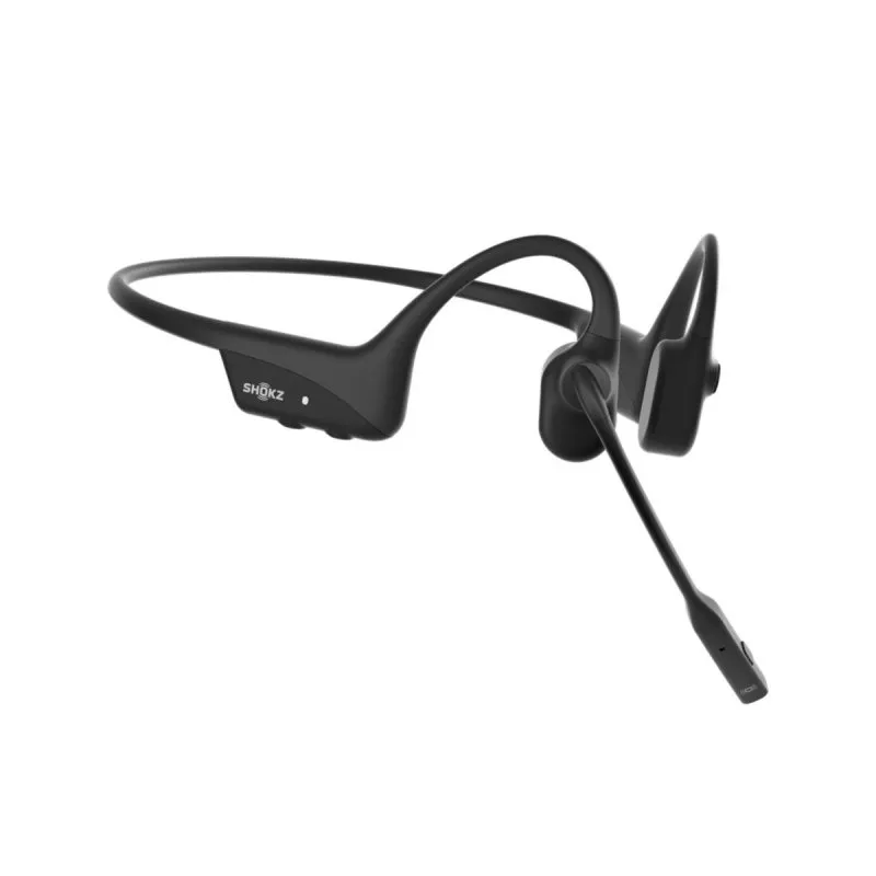Auriculares Shokz C120-AN-BK sem fios Bluetooth com Cancelamento de Ruído para escritório, microfone e touch, pretos
