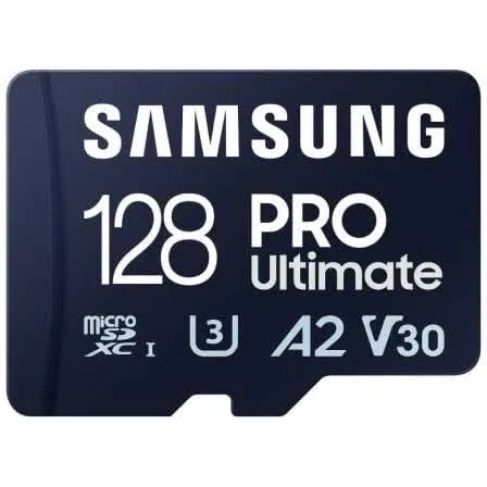 Cartão microSDXC Pro Ultimate 128 GB UHS-I U3 V30 A2 Samsung
