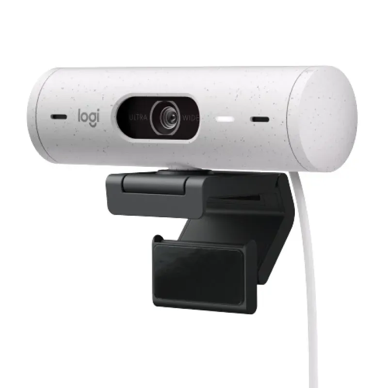 Webcam Logitech Brio 500 Full HD 1080p USB Type-C Branca