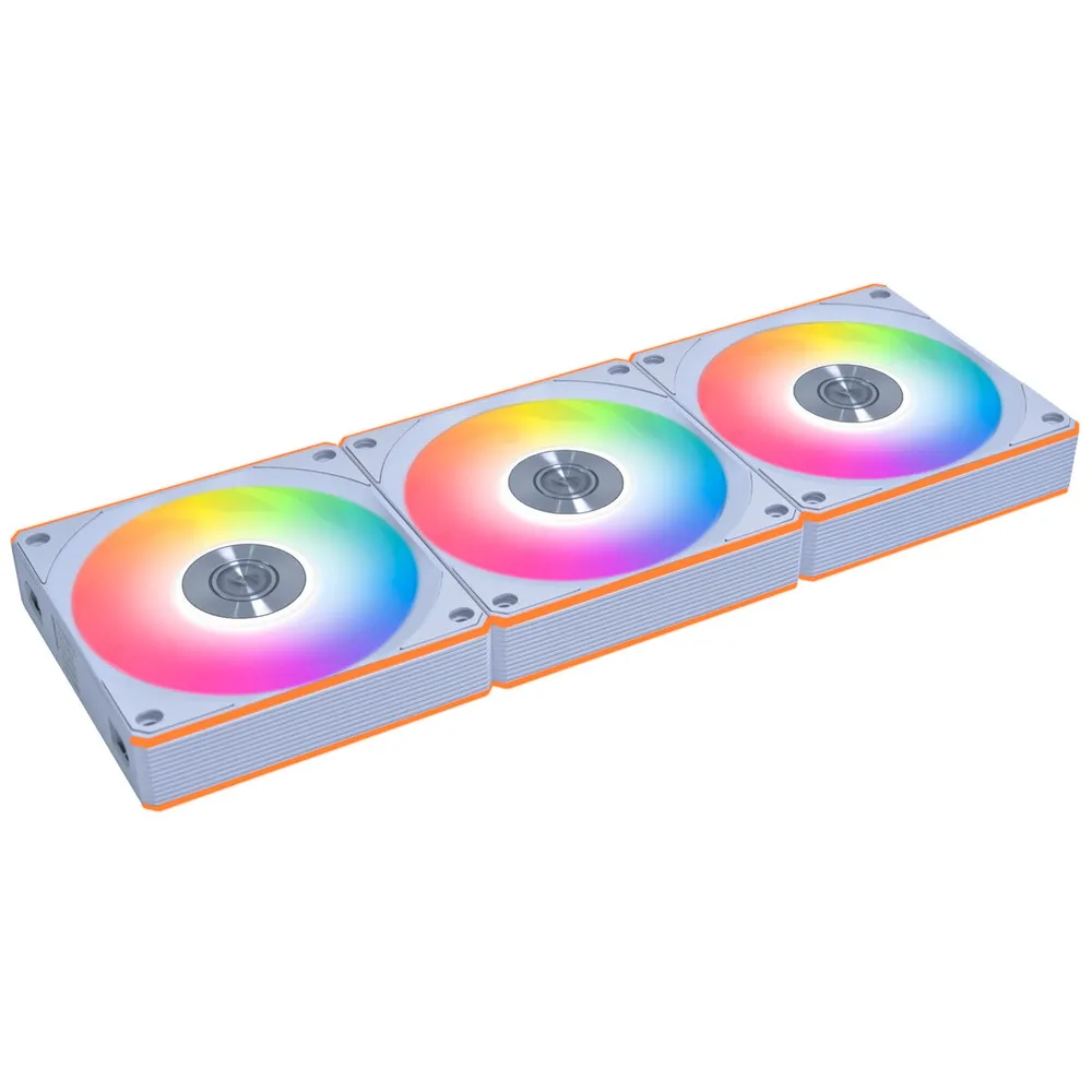Ventoinha Lian Li UNI FAN CL120 FLEX Wireless RGB Reverse Blade PWM Branco 120mm