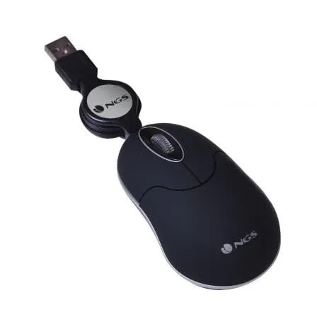Rato USB Óptico 1000DPI - NGS SINBLACK