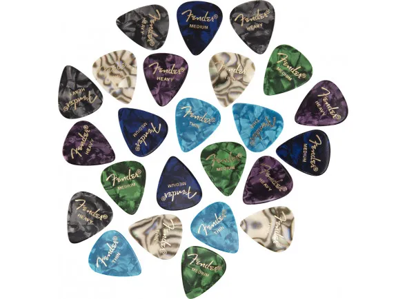 Fender Premium Cell Mix Pick Set 24