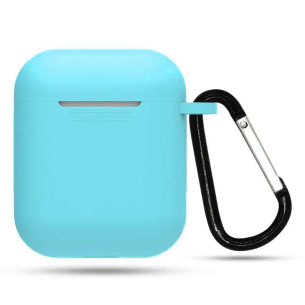 Bolsa em Silicone AirPods Azul Claro