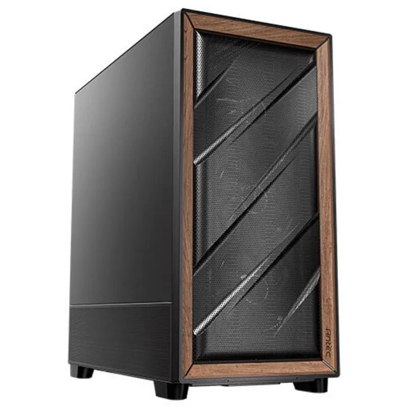 Caixa de Computador Antec FLUX SE Caixa E-ATX Gaming Preta/Madeira