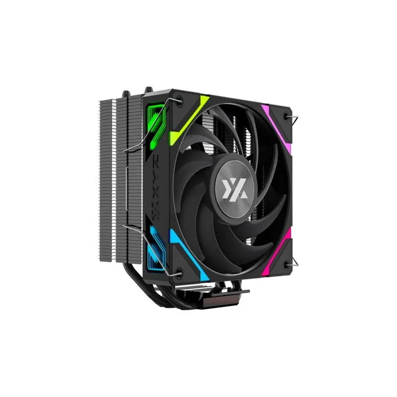 Cooler CPU XYZ Thermax 4 Cooler a Ar para Sockets Intel/AMD 120mm A-RGB PWM Preto