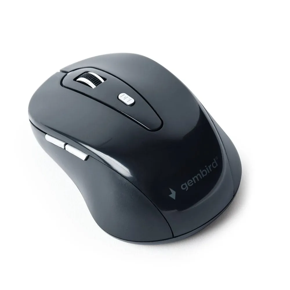 Rato Óptico Gembird MUSW-6B-01 Wireless 1600DPI Preto