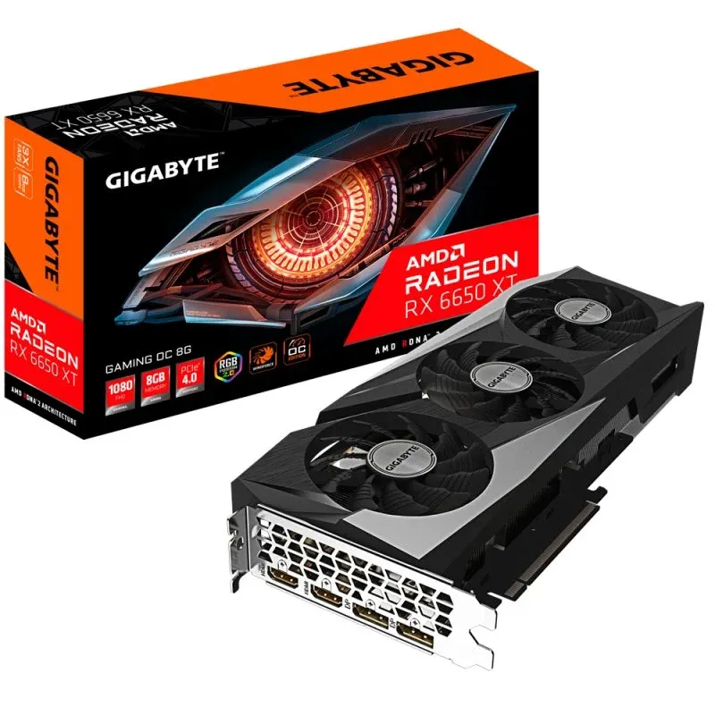 Placa Gráfica Gigabyte AMD Radeon RX 6650 XT Gaming OC 8GB GDDR6