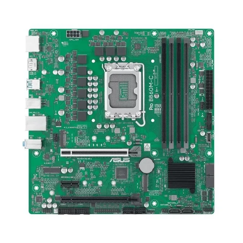 Motherboard ASUS PRO B860M-C-CSM B860 LGA1851 DDR5 Micro ATX RAID Gigabit