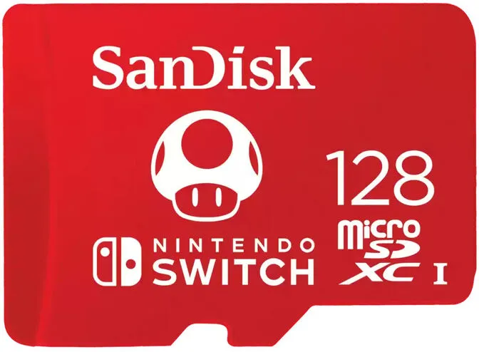 Cartão SanDisk Ultra MicroSDXC Nintendo SwitchUHS-I U3 128GB
