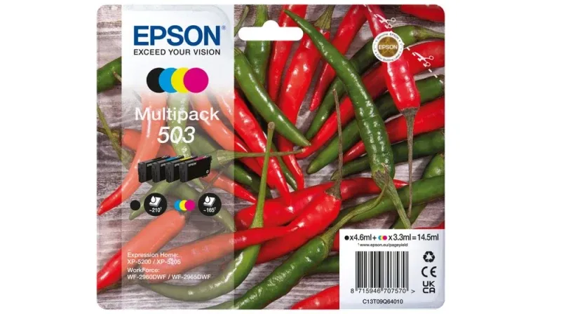 Tinteiro EPSON MULTIPACK 4 503 CORES - WF-296X, XP-520X