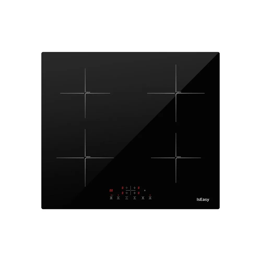 Placa de Indução LI4-20 4 Zonas 6800W (Preto) - ISEASY