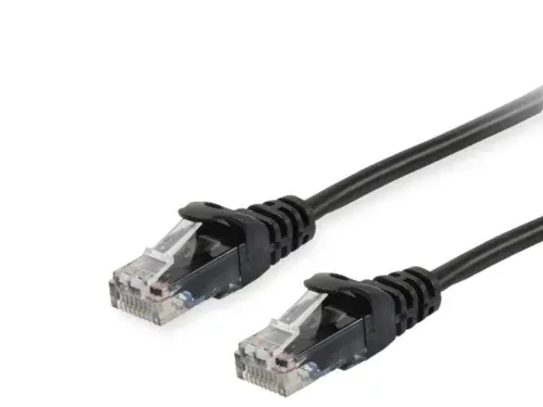Cabo de Rede RJ45 Equip Cat.6 UTP Preto 10M