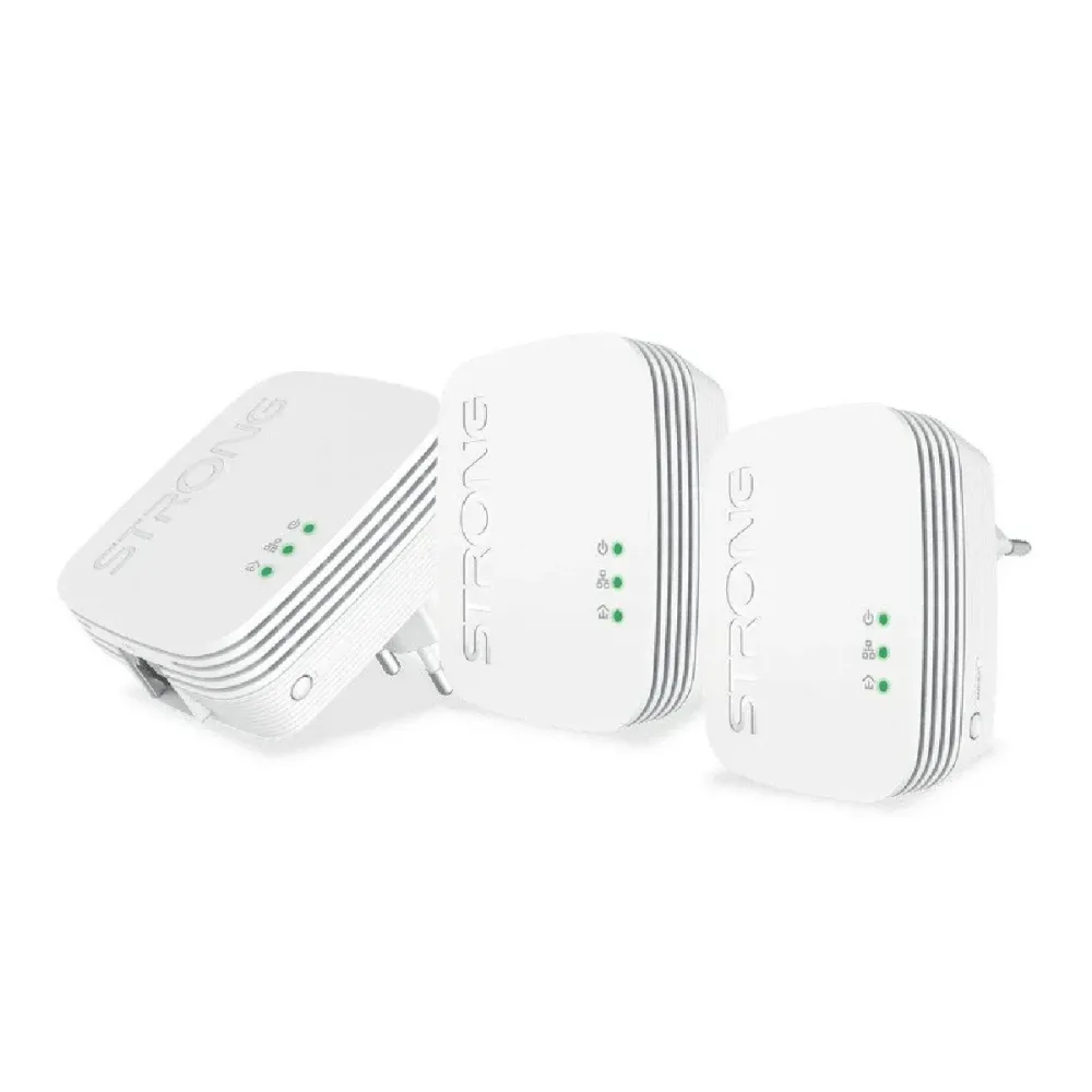 Kit Powerline Mini Strong 600 Mbit/s (3 Unidades) - PL600TRIMINI