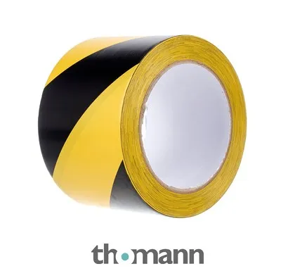 Stairville Warning Tape Black/Yellow 75