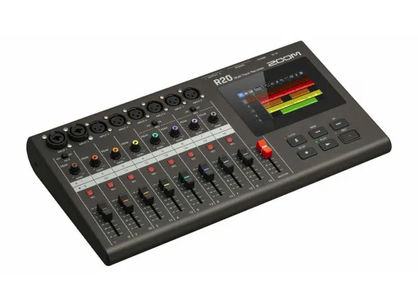 Zoom R20 Gravador Digital Multipista 8 Faixas Ecrã Touch