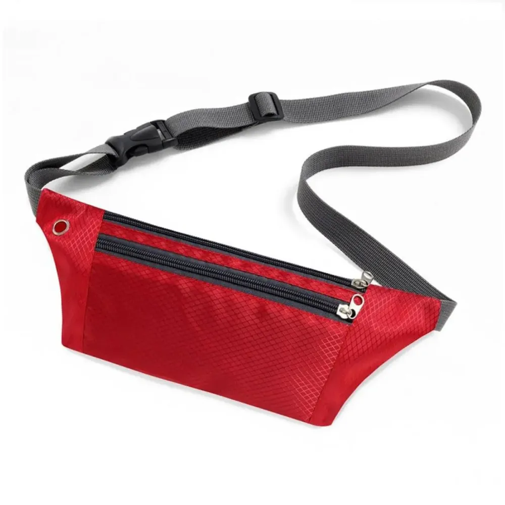 Bolsa de Cintura de Desporto para Acessórios Vermelha