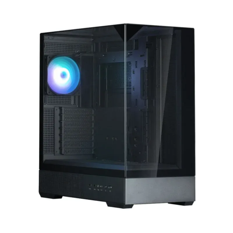 Caixa de Computador Zalman P40 Prism Caixa ATX com 3x Ventoinhas 120mm ARGB e USB 3.0 Preta
