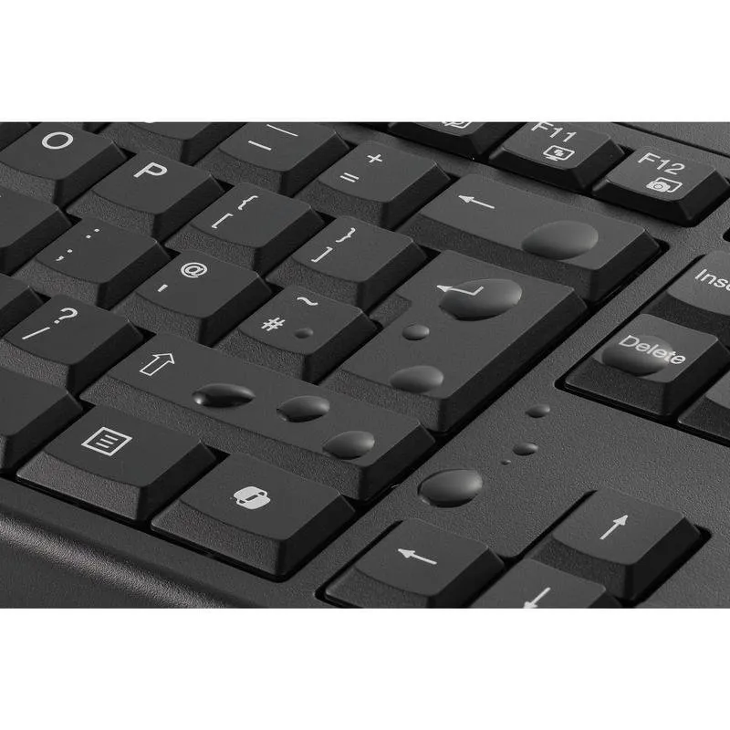 Teclado Kensington KM270 EQ membrana sem fios recarregável com rato silencioso