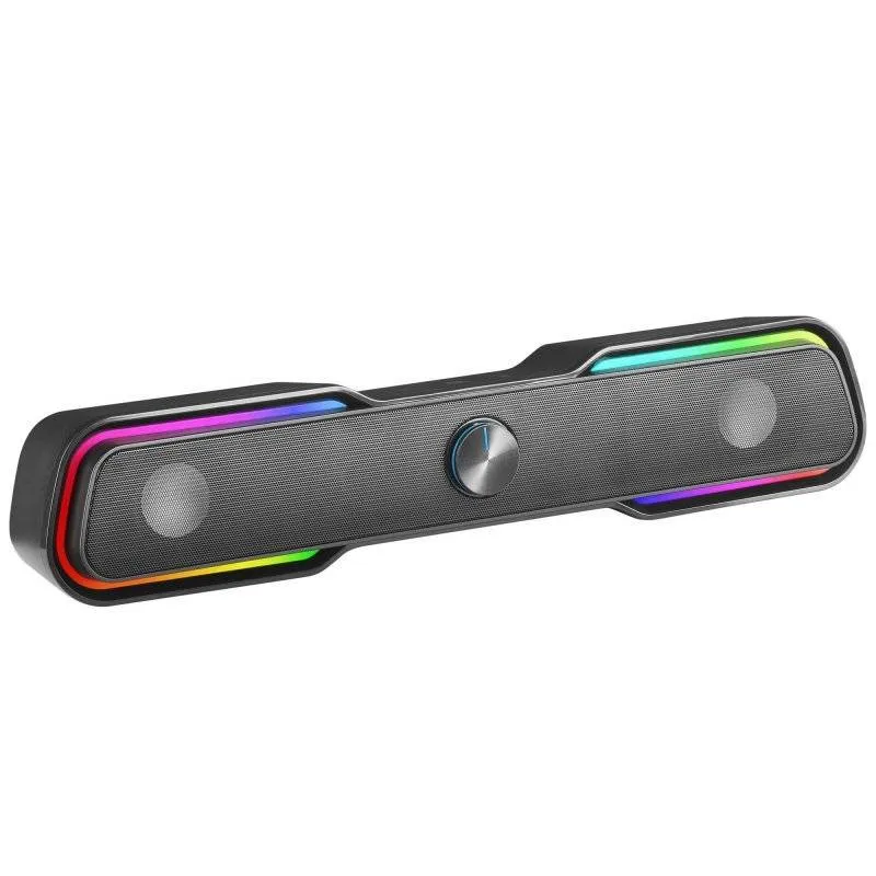 Soundbar Mars Gaming MSBX RGB 10W RMS Bluetooth Preta