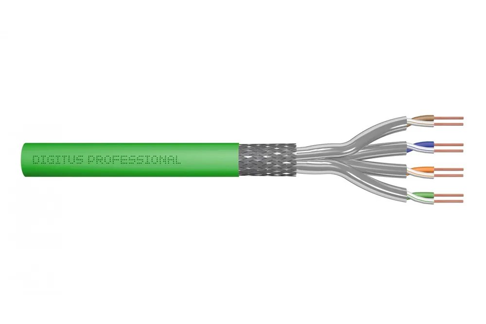 Digitus DK-1843-VH-5 cabo de rede Verde 500 m Cat8.2 DK-1843-VH-5